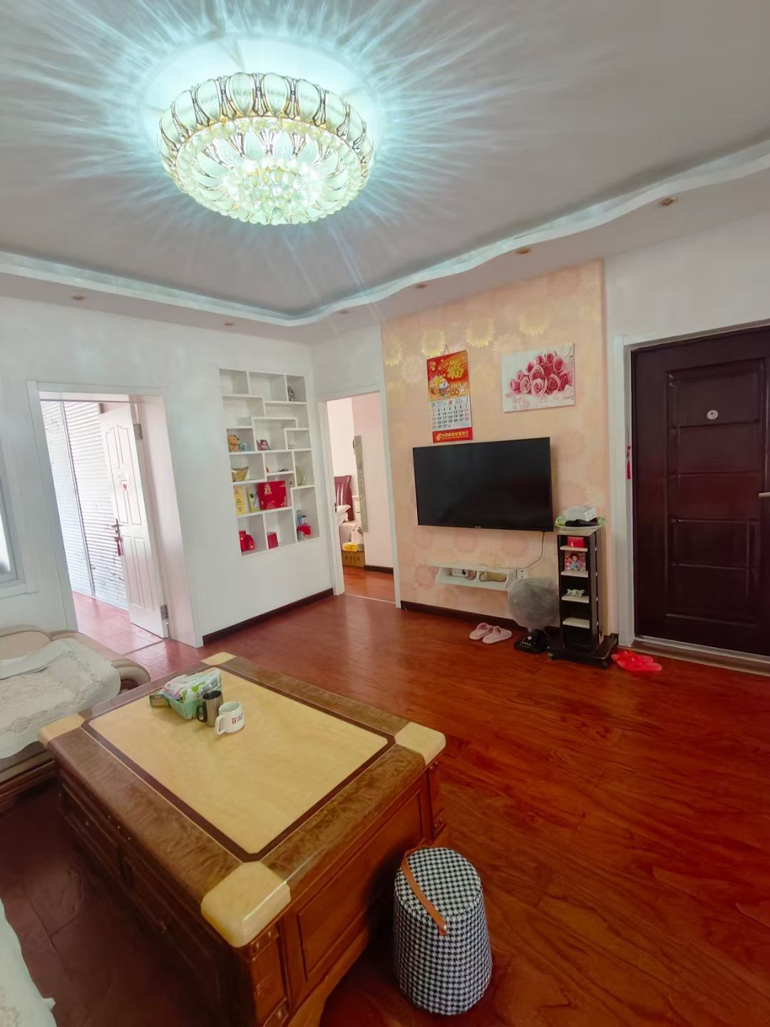 @1280/月，福泉名居，電梯南向2室!